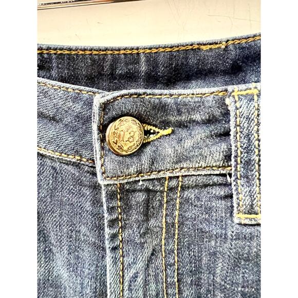 R13 Boy Mid Rise Whiskered 5 Pocket Denim Skinny Jeans Blue Women's Size W26 - Picture 7 of 9